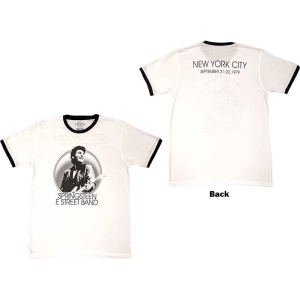 Bruce Springsteen - Nyc Ringer Uni Wht    S in the group MERCHANDISE / T-shirt / Nyheter / Pop-Rock at Bengans Skivbutik AB (5540644r)