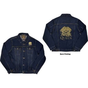 Queen - Classic Crest Uni Denim Jacket:  in the group MERCHANDISE / Merch / Pop-Rock at Bengans Skivbutik AB (5541251r)