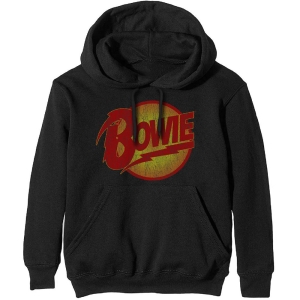 David Bowie - Vtge Diamond Dogs Logo Uni Bl Hood:  S in the group MERCHANDISE / Hoodies / Pop-Rock at Bengans Skivbutik AB (5541396r)
