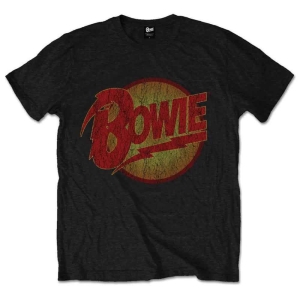 David Bowie - Vtge Diamond Dogs Logo Uni Bl  2Xl in the group MERCHANDISE / T-shirt / Pop-Rock at Bengans Skivbutik AB (5541416r)