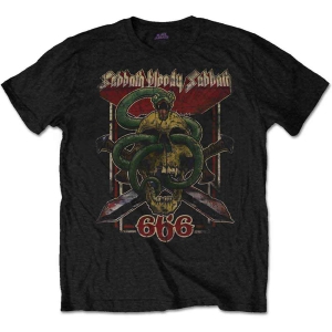 Black Sabbath - Bloody Sabbath 666 Uni Bl    S in the group MERCHANDISE / T-shirt / Nyheter / Hårdrock at Bengans Skivbutik AB (5541512r)
