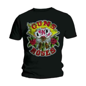 Guns N Roses - Cards Uni Bl in the group MERCHANDISE / T-shirt / Hårdrock at Bengans Skivbutik AB (5541659)