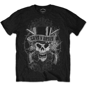 Guns N Roses - Faded Skull Uni Bl     (S) in the group MERCHANDISE / T-shirt / Heavy Metal at Bengans Skivbutik AB (5541678)