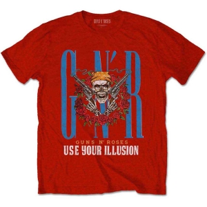 Guns N Roses - Bandana Skull Uni Red  2Xl in the group MERCHANDISE / T-shirt / Hårdrock at Bengans Skivbutik AB (5542098)