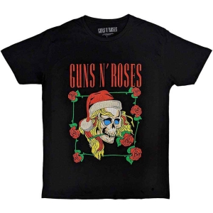 Guns N Roses - Holiday Skull Uni Bl     (L) in the group MERCHANDISE / T-shirt / Heavy Metal at Bengans Skivbutik AB (5542170)