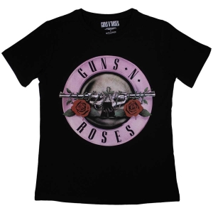 Guns N Roses - Classic Logo Lady Bl    S in the group MERCHANDISE / T-shirt / Nyheter / Hårdrock at Bengans Skivbutik AB (5542222r)