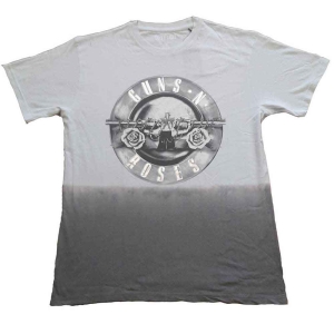 Guns N Roses - Tonal Bullet Uni Grey Dip-Dye    S in the group MERCHANDISE / T-shirt / Hårdrock at Bengans Skivbutik AB (5542243r)