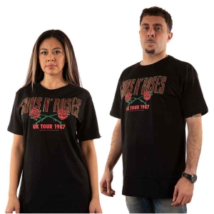 Guns N Roses - 87 Tour Diamante Uni Bl    S in the group MERCHANDISE / T-shirt / Hårdrock at Bengans Skivbutik AB (5542247r)