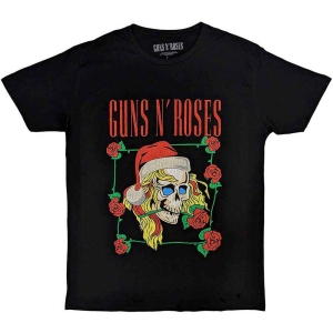 Guns N Roses - Holiday Skull Uni Bl    S in the group MERCHANDISE / T-shirt / Nyheter / Hårdrock at Bengans Skivbutik AB (5542251r)