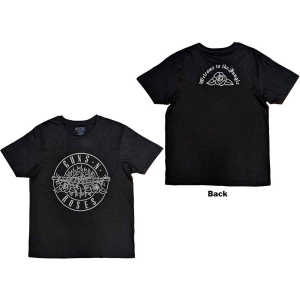 Guns N Roses - Classic Bullet Mono Uni Bl    S in the group MERCHANDISE / T-shirt / Hårdrock at Bengans Skivbutik AB (5542252r)