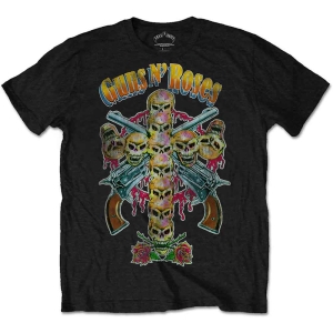 Guns N Roses - Skull Cross 80S Uni Bl    S in the group MERCHANDISE / T-shirt / Hårdrock at Bengans Skivbutik AB (5542262r)