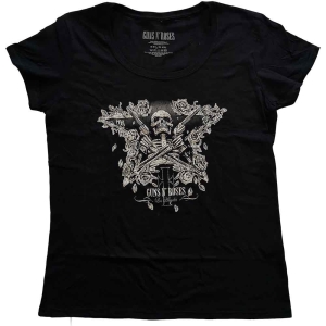 Guns N Roses - Skeleton Guns Lady Bl    S in the group MERCHANDISE / T-shirt / Hårdrock at Bengans Skivbutik AB (5542268r)