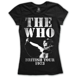 The Who - British Tour 1973 Lady Bl    S in the group MERCHANDISE / T-shirt / Nyheter / Pop-Rock at Bengans Skivbutik AB (5542586r)