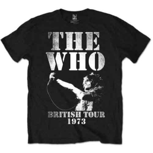 The Who - British Tour 1973 Uni Bl    S in the group MERCHANDISE / T-shirt / Nyheter / Pop-Rock at Bengans Skivbutik AB (5542587r)