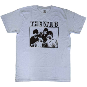 The Who - Band Photo Frame Uni Blue    S in the group MERCHANDISE / T-shirt / Pop-Rock at Bengans Skivbutik AB (5542616r)