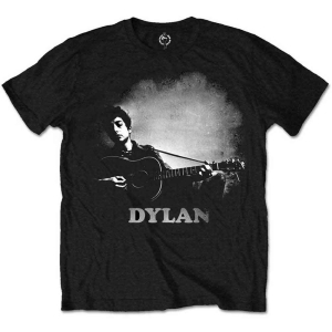 Bob Dylan - Guitar & Logo Uni Bl in the group MERCHANDISE / T-shirt / Nyheter / Pop-Rock at Bengans Skivbutik AB (5543206)