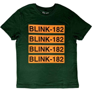 Blink-182 - Logo Repeat Uni Green in the group MERCHANDISE / T-shirt / Nyheter / Pop-Rock at Bengans Skivbutik AB (5543878r)