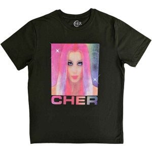 Cher - Pink Hair Uni Green  in the group MERCHANDISE / T-shirt / Nyheter / Pop-Rock at Bengans Skivbutik AB (5543896r)