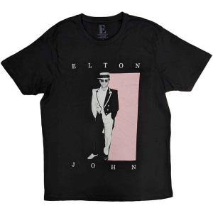 Elton John - Tux Photo Uni Bl  in the group MERCHANDISE / T-shirt / Nyheter / Pop-Rock at Bengans Skivbutik AB (5543922r)