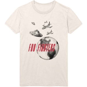 Foo Fighters - Ufo Planes Uni Natrl T-Shirt in the group MERCHANDISE / T-shirt / Pop-Rock at Bengans Skivbutik AB (5543945r)