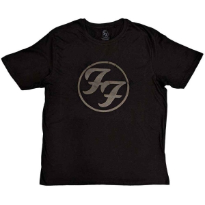 Foo Fighters - Ff Logo Hi-Build Uni Bl  in the group MERCHANDISE / T-shirt / Nyheter / Pop-Rock at Bengans Skivbutik AB (5543964r)