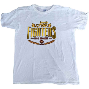 Foo Fighters - 100% Organic Uni Wht  in the group MERCHANDISE / T-shirt / Nyheter / Pop-Rock at Bengans Skivbutik AB (5543970r)