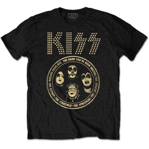 Kiss - Band Circle Uni Bl in the group MERCHANDISE / T-shirt / Nyheter / Hårdrock at Bengans Skivbutik AB (5544559)