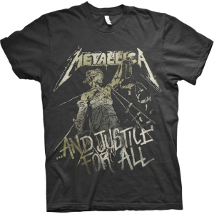 Metallica - Justice Vintage Uni Bl in the group MERCHANDISE / T-shirt / Heavy Metal at Bengans Skivbutik AB (5544758)