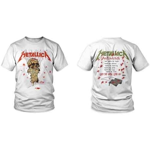 Metallica - One Landmine Uni Wht in the group MERCHANDISE / T-shirt / Nyheter / Hårdrock at Bengans Skivbutik AB (5544774)