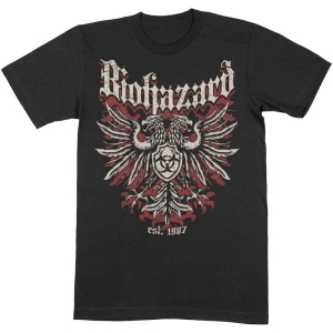 Biohazard - Biohazard Crest Uni Bl  in the group MERCHANDISE / T-shirt / Nyheter / Hårdrock at Bengans Skivbutik AB (5544794r)