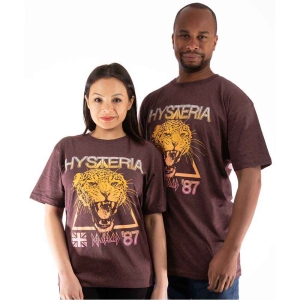 Def Leppard - Hysteria World Tour Uni Brown  in the group MERCHANDISE / T-shirt / Nyheter / Hårdrock at Bengans Skivbutik AB (5544814r)