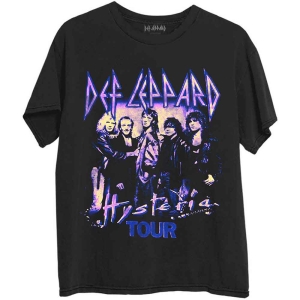 Def Leppard - Hysteria Tour Uni Bl  in the group MERCHANDISE / T-shirt / Nyheter / Hårdrock at Bengans Skivbutik AB (5544816r)