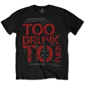 Dead Kennedys - Too Drunk Uni Bl  in the group MERCHANDISE / T-shirt / Nyheter / Punk at Bengans Skivbutik AB (5544833r)