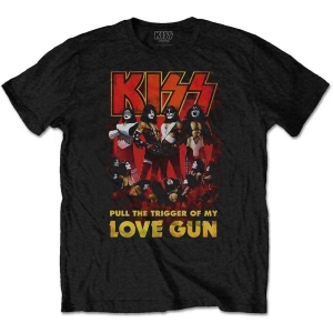 Kiss - Love Gun Glow Uni Bl  in the group MERCHANDISE / T-shirt / Nyheter / Hårdrock at Bengans Skivbutik AB (5544857r)