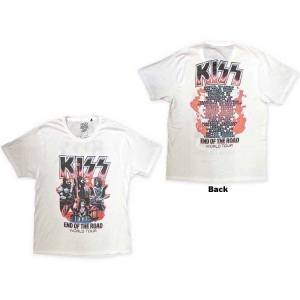 Kiss - End Of The Road Band Playing Uni Wht  in the group MERCHANDISE / T-shirt / Nyheter / Hårdrock at Bengans Skivbutik AB (5544897r)