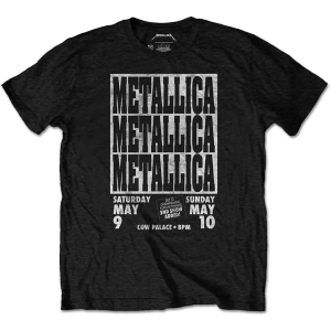 Metallica - Cow Palace Uni Bl Eco  in the group MERCHANDISE / T-shirt / Nyheter / Hårdrock at Bengans Skivbutik AB (5544900r)