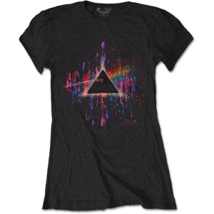 Pink Floyd - Dsotm Pink Splatter Lady Bl  in the group MERCHANDISE / T-shirt / Nyheter / Pop-Rock at Bengans Skivbutik AB (5545556r)