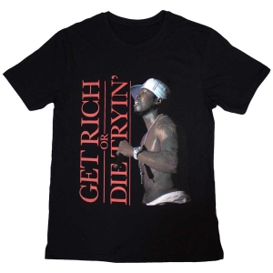 50 Cent - Get Rich Uni Bl T-Shirt (S) in the group MERCHANDISE / T-shirt / Hip Hop-Rap at Bengans Skivbutik AB (5545884)
