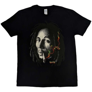 Bob Marley - Rasta Smoke Uni Bl  in the group MERCHANDISE / T-shirt / Nyheter / Reggae at Bengans Skivbutik AB (5546030r)