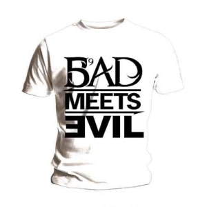 Eminem - Bad Meets Evil Uni Wht  in the group MERCHANDISE / T-shirt / Nyheter / Hip Hop-Rap at Bengans Skivbutik AB (5546039r)