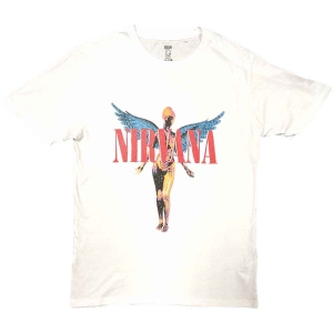 Nirvana - Angelic Uni Wht  in the group MERCHANDISE / T-shirt / Nyheter / Pop-Rock at Bengans Skivbutik AB (5546458r)