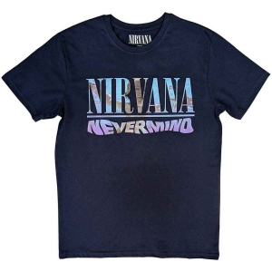 Nirvana - Nevermind Uni Navy  in the group MERCHANDISE / T-shirt / Nyheter / Pop-Rock at Bengans Skivbutik AB (5546474r)