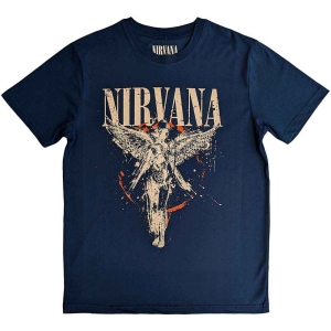 Nirvana - In Utero Uni Blue  in the group MERCHANDISE / T-shirt / Nyheter / Pop-Rock at Bengans Skivbutik AB (5546495r)