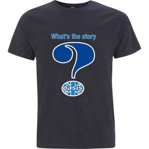 Oasis - Question Mark Uni Navy  in the group MERCHANDISE / T-shirt / Nyheter / Pop-Rock at Bengans Skivbutik AB (5546502r)