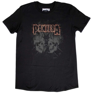 Pantera - Watermarked Skulls Uni Bl  in the group MERCHANDISE / T-shirt / Hårdrock at Bengans Skivbutik AB (5546639r)