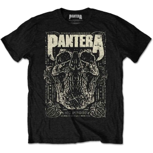 Pantera - 101 Proof Skull Uni Bl  in the group MERCHANDISE / T-shirt / Nyheter / Hårdrock at Bengans Skivbutik AB (5546640r)