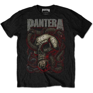 Pantera - Serpent Skull Uni Bl  in the group MERCHANDISE / T-shirt / Nyheter / Hårdrock at Bengans Skivbutik AB (5546641r)