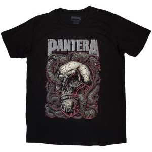 Pantera - Serpent Skull Uni Bl  in the group MERCHANDISE / T-shirt / Hårdrock at Bengans Skivbutik AB (5546641r)