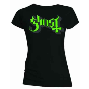 Ghost - Green/Grey Keyline Logo Skinny Lady Bl  in the group MERCHANDISE / T-shirt / Nyheter / Hårdrock at Bengans Skivbutik AB (5546768r)