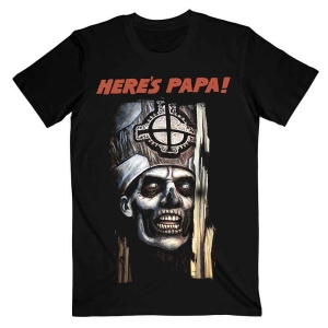 Ghost - Here's Papa Fp Uni Bl  in the group MERCHANDISE / T-shirt / Nyheter / Hårdrock at Bengans Skivbutik AB (5546787r)